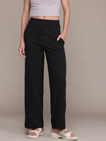 Load image into Gallery viewer, High-Waisted Wide-Leg Office wear Trousers
