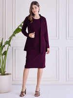 Load image into Gallery viewer, Women Bodycon Dress with Blazer Co ord set
