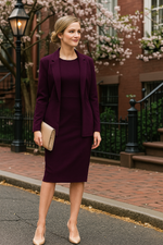 Load image into Gallery viewer, Women Bodycon Dress with Blazer Co ord set
