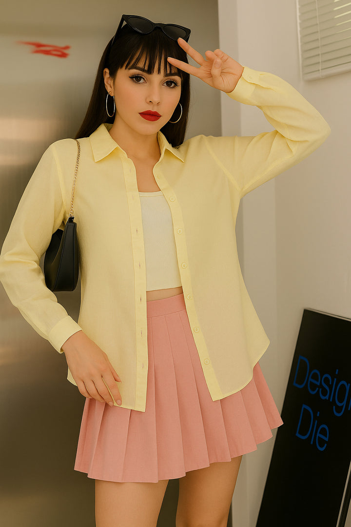 Women Trendy Oversized Shirt | Casual Street Style Shirt