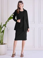 Load image into Gallery viewer, Women Bodycon Dress with Blazer Co ord set
