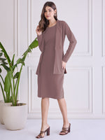 Load image into Gallery viewer, Women Bodycon Dress with Blazer Co ord set
