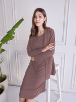 Load image into Gallery viewer, Women Bodycon Dress with Blazer Co ord set
