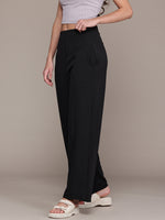 Load image into Gallery viewer, High-Waisted Wide-Leg Office wear Trousers
