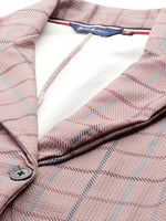 Load image into Gallery viewer, Westhood Mauve Check Blazer &amp; Skirt Co-ord Set – Elegant Officewear
