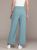Load image into Gallery viewer, High-Waisted Wide-Leg Office wear Trousers
