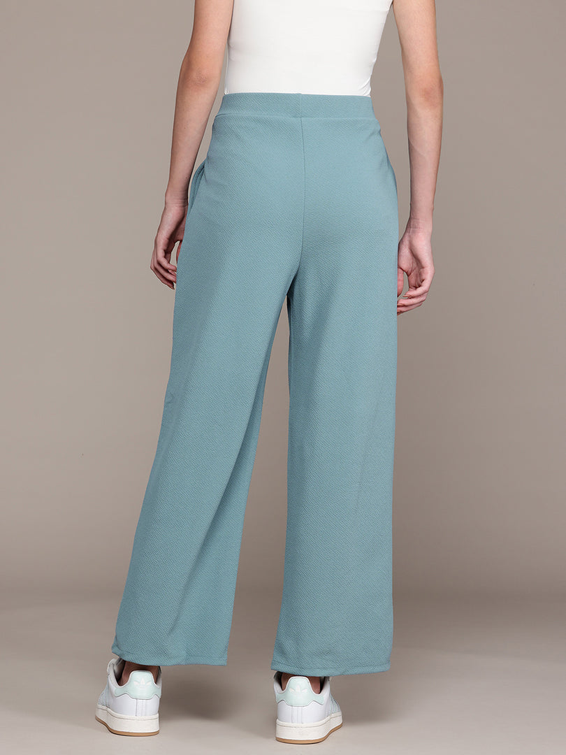 High-Waisted Wide-Leg Office wear Trousers