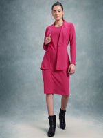 Load image into Gallery viewer, Women Bodycon Dress with Blazer Co ord set

