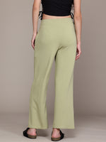 Load image into Gallery viewer, High-Waisted Wide-Leg Office wear Trousers
