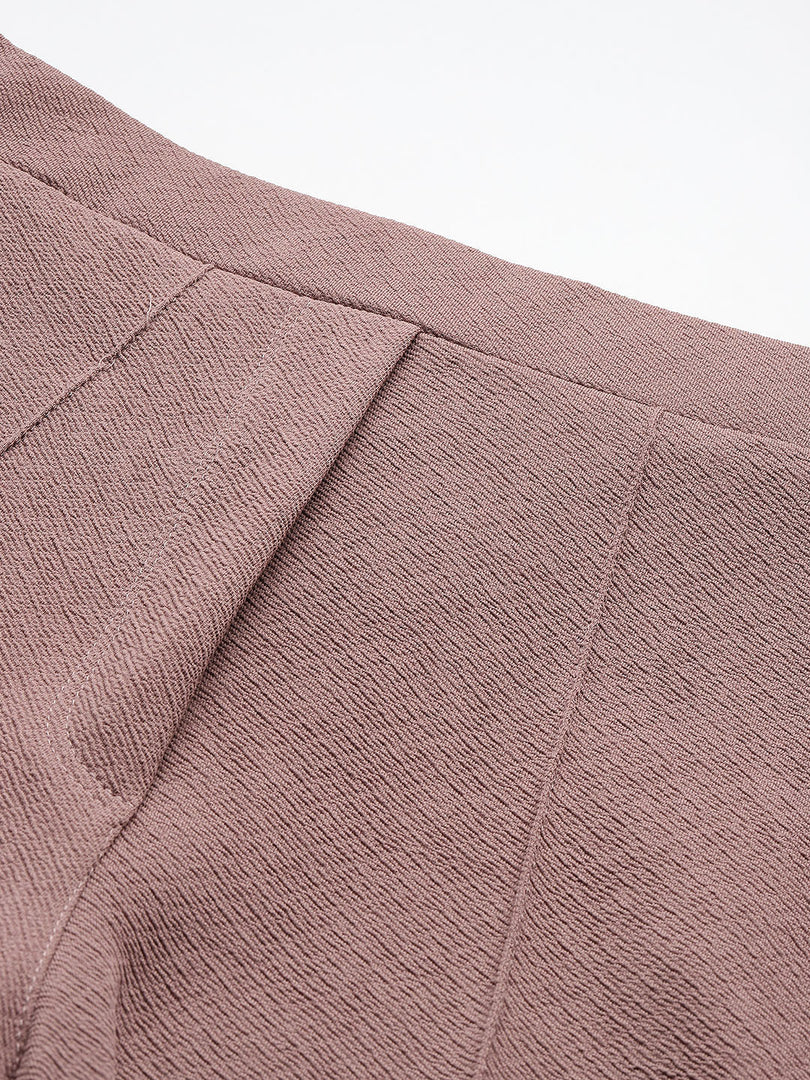 High-Waisted Wide-Leg Office wear Trousers