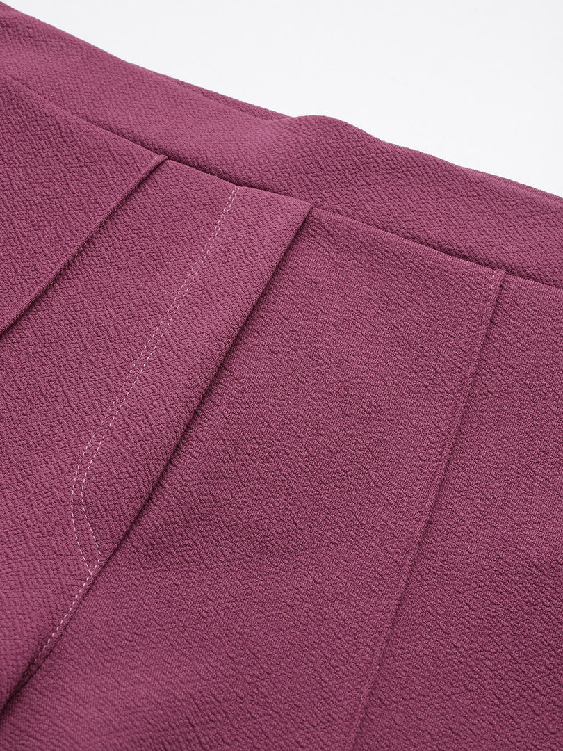 High-Waisted Wide-Leg Office wear Trousers