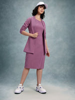 Load image into Gallery viewer, Women Bodycon Dress with Blazer Co ord set
