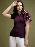 Load image into Gallery viewer, Women&#39;s Ruffle Layered Sleeve Top
