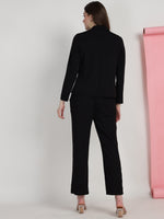 Load image into Gallery viewer, Boss Babe Co-ord Set in Dusty Mauve – Blazer + Crop Top + Trousers | Workwear Ready

