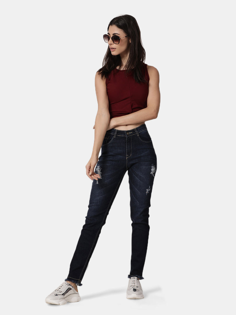 Women Denim Casual Fit Jeans