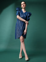 Load image into Gallery viewer, Women Western V Neck Wrap Dress
