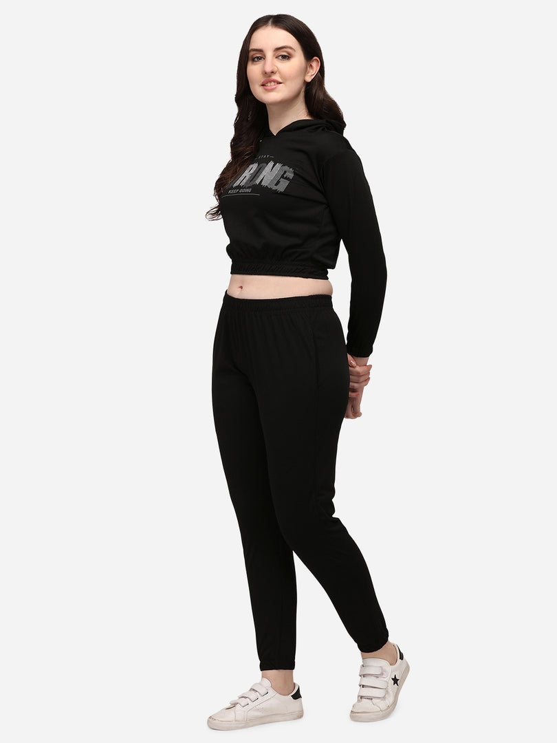 Women Cotton Hooded Tracksuit