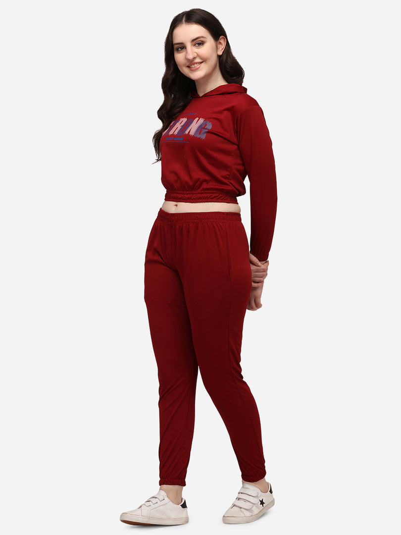 Women Hooded Tracksuit Co ords