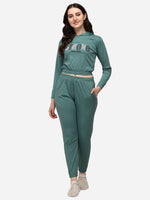 Load image into Gallery viewer, Women Hooded Tracksuit Co ords

