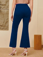 Load image into Gallery viewer, Women Front Slit Flare Party Trouser
