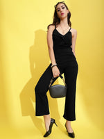 Load image into Gallery viewer, Women&#39;s V-Neck Casual Fit Jumpsuit
