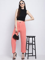 Load image into Gallery viewer, Women High Rise Formal Trouser Pant
