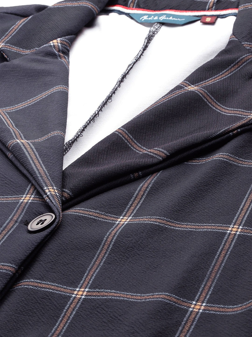 Westhood Navy Check Blazer & Skirt Co-ord Set – Work to Weekend Chic